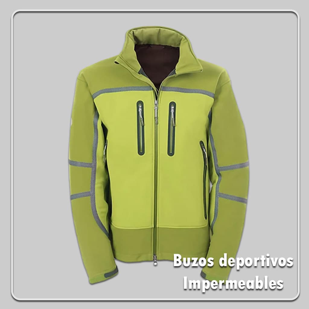 casaca deportiva impermeable tws0013 verde